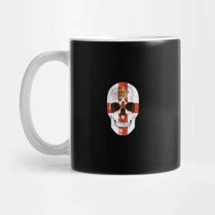 Northern Ireland Flag Skull - Gift for Irish With Roots From Northern Ireland Mug